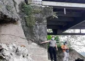 Kontruksi Penyangga Jembatan Padabenghar Alami Kerusakan, Ini Harapan Kades Jampang Tengah