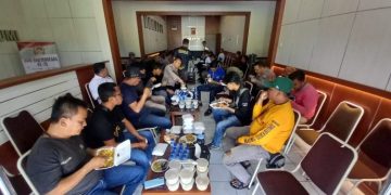 Polres Sukabumi Cetuskan Program AA Dede Ditengah Coffee Morning Bersama Awak Media