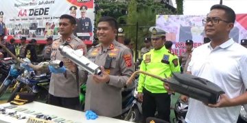 Serap Laporan Melalui AA DEDE Curhat Dong, Polres Sukabumi Amankan Puluhan Motor
