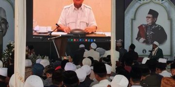Prabowo Subianto Sapa Warga Sukabumi di Puncak dan Tahlil Akbar, Haol KH. Ahmad Makki
