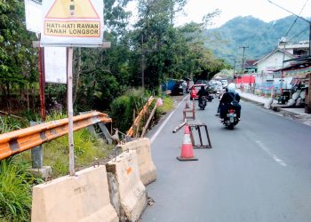 Tebing DAS Tak Kunjung Diperbaiki, Warga Dibantaran Sungai Cisuda Baros Sukabumi Was-was