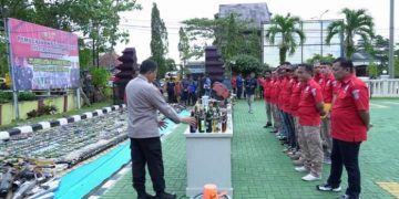 Ketua DPRD Apresiasi Kinerja Polres Sukabumi, Sambut Ramadhan Sejumlah BB di Pemusnahkan