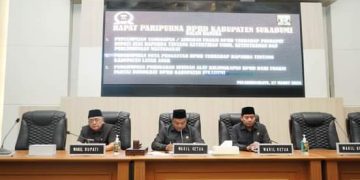 Rapat Paripurna DPRD Kabupaten Sukabumi, Tiga Agenda Penting Di Bahas