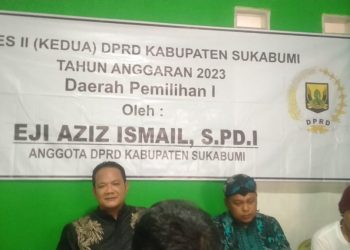 Reses Anggota DPRD Kabupaten Sukabumi Eji Aziz Fraksi PKB, Siap Kawal Aspirasi Masyrakat Seputar Infrastruktur
