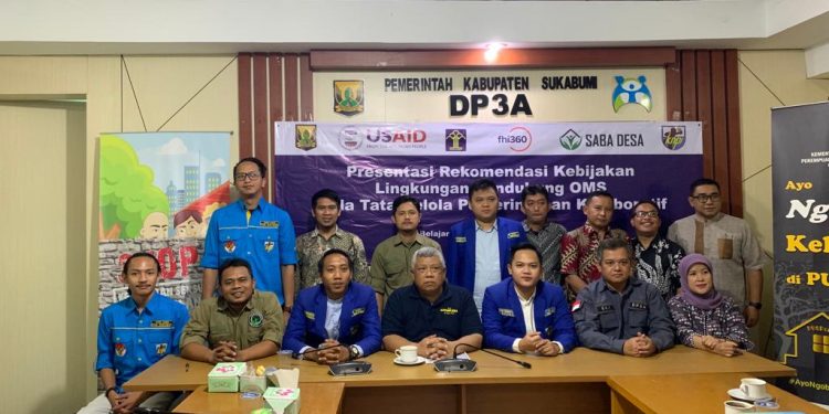 DPD KNPI Kabupaten Sukabumi Sambangi Dinas P3A, Ini Yang Dibahas