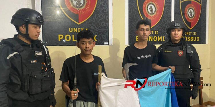 Bawa Samurai dan Cerulit, Dua Pemuda Sagaranten Sukabumi Ditangkap Polisi