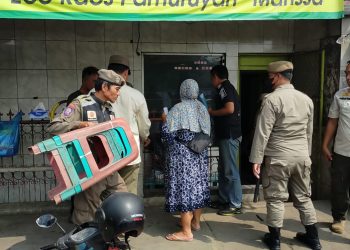 Marak Bangunan di Trotoar Pamuruyan Nagrak – Cibadak, Satpol PP Kab. Sukabumi Siap Tertibkan PKL Bandel