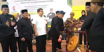 Wakil Bupati Sukabumi, Buka Pasanggiri Ibing Pencak Silat Semarakkan Di Sukabumi