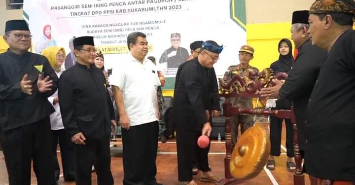 Wakil Bupati Sukabumi, Buka Pasanggiri Ibing Pencak Silat Semarakkan Di Sukabumi