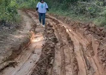 Jalan Penghubung Dua Desa di Cibitung Sukabumi Buyatak Abadi, Warga Dambakan Jalan Beraspal