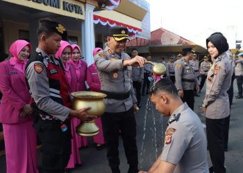 47 Personel Polres Sukabumi Kota Naik Pangkat