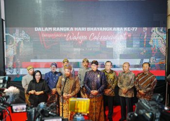 Gelar Wayang Kulit Lakon Wahyu Cakraningrat, Kapolri : Sinergisitas TNI, Polri, Rakyat Makin Kuat