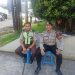 Anggota Unit Samapta Polsek Lembursitu Sambang dan Dialogis Dengan Security
