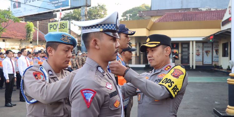 Tingkatkan Disiplin Berlalulintas, Polres Sukabumi Kota Gelar Ops Patuh Lodaya