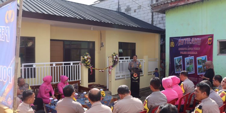 Kapolres Sukabumi Kota Resmikan Rutilahu Milik Aipda Yusuf