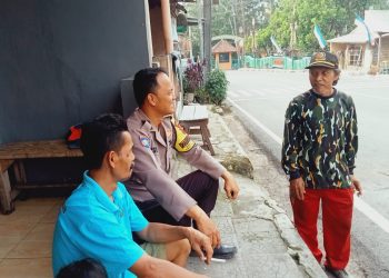 Giat Sambang Bhabinkamtibmas Ajak Warga Wujudkan Kamtibmas Kondusif