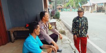 Giat Sambang Bhabinkamtibmas Ajak Warga Wujudkan Kamtibmas Kondusif