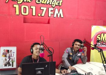 “On Air” di Radio, Polisi di Kota Sukabumi Sosialisasikan Ops Patuh Lodaya 2023