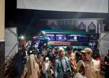 374 Jamaah Haji Asal Kab. Sukabumi Kloter-22 Tiba di Pusbangdai, Satu Jamaah Meninggal di Tanah Suci Mekkah