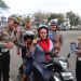 Edukasi Kamseltibcarlantas, Polantas di Kota Sukabumi Bagikan Leaflet, Helm Hingga Coklat