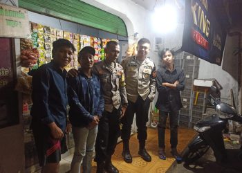 Patroli Malam Upaya Polsek Lembursitu Menjaga Kamtibmas di Wilayah Kecamatan Lembursitu
