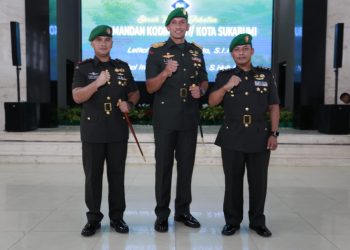 Penyerahan Tongkat Komando kodim 0607/ Kota Sukabumi Resmi di Serah Terimakan