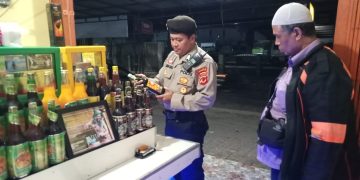 Operasi Rutin, Polsek Lembursitu Gelar Razia Miras