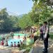 Ciptakan Kondusifitas Yang Aman Anggota Polsek Lembursitu Sambangi Wisata Kolam Renang