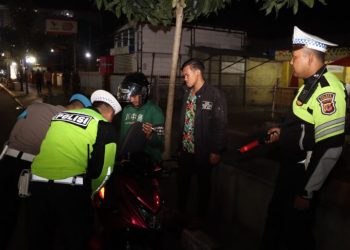 Polres Sukabumi Kota Gencar KRYD, Dua Remaja di Amankan Bawa Sajam