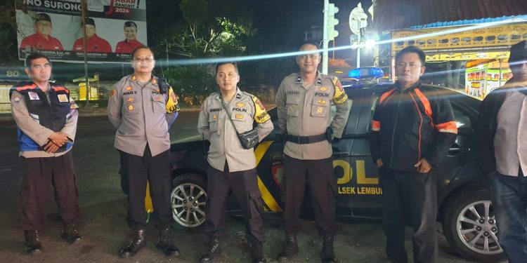 Kapolsek Lembursitu Pimpin Patroli KRYD, Berikan Pesan Kamtibmas Kepada Warga