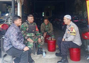 Sinergitas TNI POLRI Polsek Lembursitu Rutin Laksanakan Sambang Warga