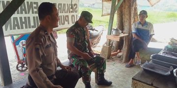 Sinergitas TNI-POLRI, Laksanakan Sambang dan Dialogis Bersama Warga