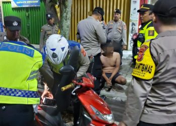 Terjaring KRYD, Dua Pemuda di Sukabumi Bawa Sajam dan Sabu