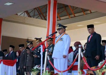 Jadi Inspektur Upacara HUT RI ke-78 di Lapang Cangehgar, Ini Yang Sampaikan Bupati Sukabumi