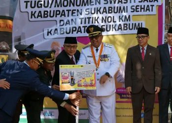 Titik Nol Kilometer Kab. Sukabumi, Bupati Patok Depan Alun Alun Palabuanratu