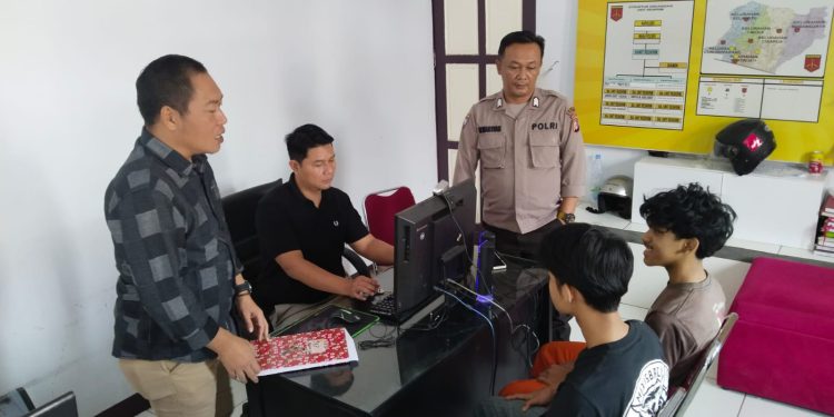 Polsek Cikole Sukabumi Amankan 4 Pemuda, Diduga Terlibat Aksi Penganiayaan dan Pengrusakan