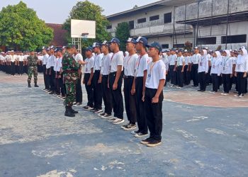 Koramil 0607-3/Baros Berikan Wawasan Kebangsaan Di SMKN 4 Kota Sukabumi