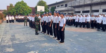 Koramil 0607-3/Baros Berikan Wawasan Kebangsaan Di SMKN 4 Kota Sukabumi