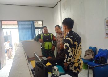 Babinkamtibmas Bersinergi dengan Babinsa Berikan Imbauan Kamtibmas