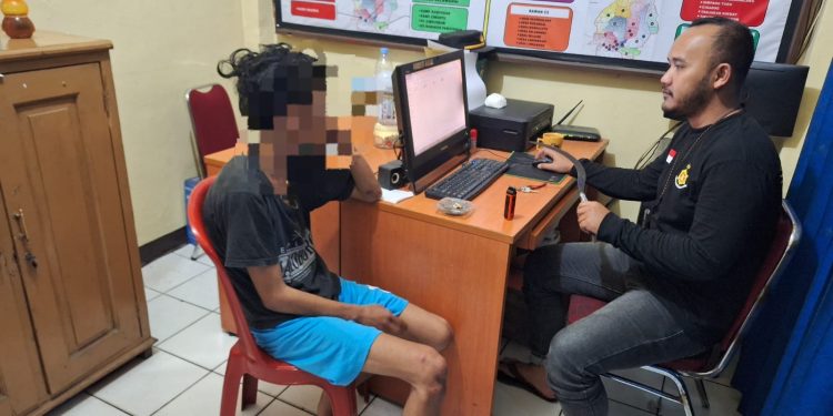 Polsek Sukaraja Sukabumi Amankan Pemuda Tanggung Yang Mabuk Berat