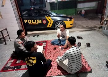 Patroli Malam Upaya Polsek Lembursitu Menjaga Kamtibmas di Wilayah Kecamatan Lembursitu