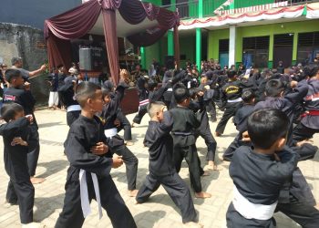 Sebanyak 200 Pesilat Dari Empat Paguron Mengikuti Latihan Gabungan Pencak Silat
