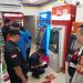 Cegah Kejahatan Perbankan Saat Patroli Malam Anggota Polsek Lembursitu kontrol Mesin ATM
