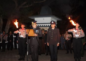 Jelang Hari Kemerdekaan RI ke-78, Forkopimda Kota Sukabumi Gelar Apel Kehormatan dan Renungan Suci