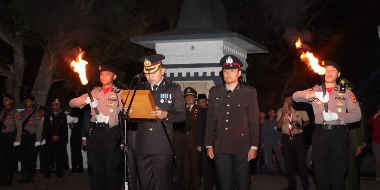 Jelang Hari Kemerdekaan RI ke-78, Forkopimda Kota Sukabumi Gelar Apel Kehormatan dan Renungan Suci