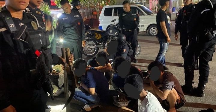 Respon Aduan Warga, Tim Patroli Presisi Polres Sukabumi Kota Amankan Belasan Pemuda yang Akan Tawuran