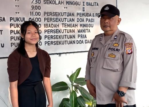 Pengamanan Giat Minggu Kasih di Gelar Di Gereja Getsmani