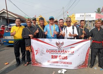 Ribuan Peserta Meriahkan Karnaval Budaya HUT Kemerdekaan RI Ke-78 di Kelurahan Cipanengah