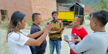 Setelah Viral, Camat Cikembar Sidak Aliran Sungai Yang Tercemari Pabrik Permotongan Batu