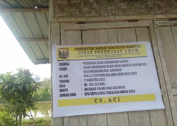 Pekerjaan Jalan Lingkung Amburadul, Warga Menduga Hanya Cari Untung